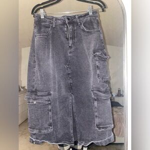 Target Wild Fable black cargo skirt Medium